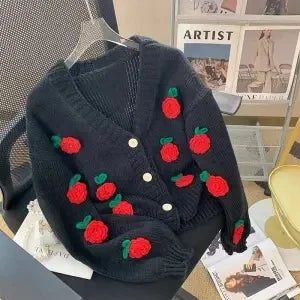 Romantic Women's Cardigan Moonlight Blue
