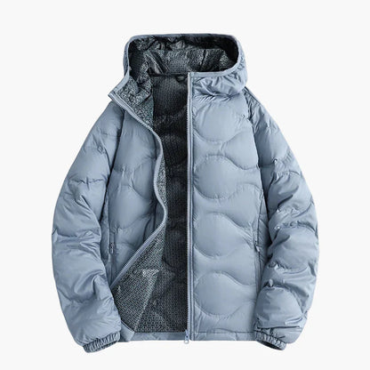Warm Quilted Jacket with Hood - Outdoor Winter Jacket