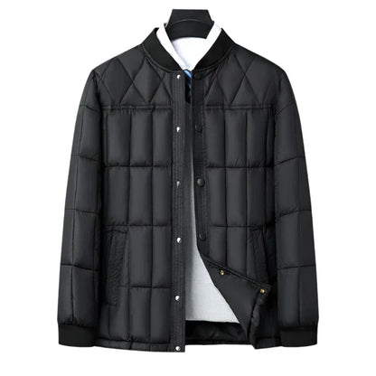 Men's Lightly Padded Beige Jacket