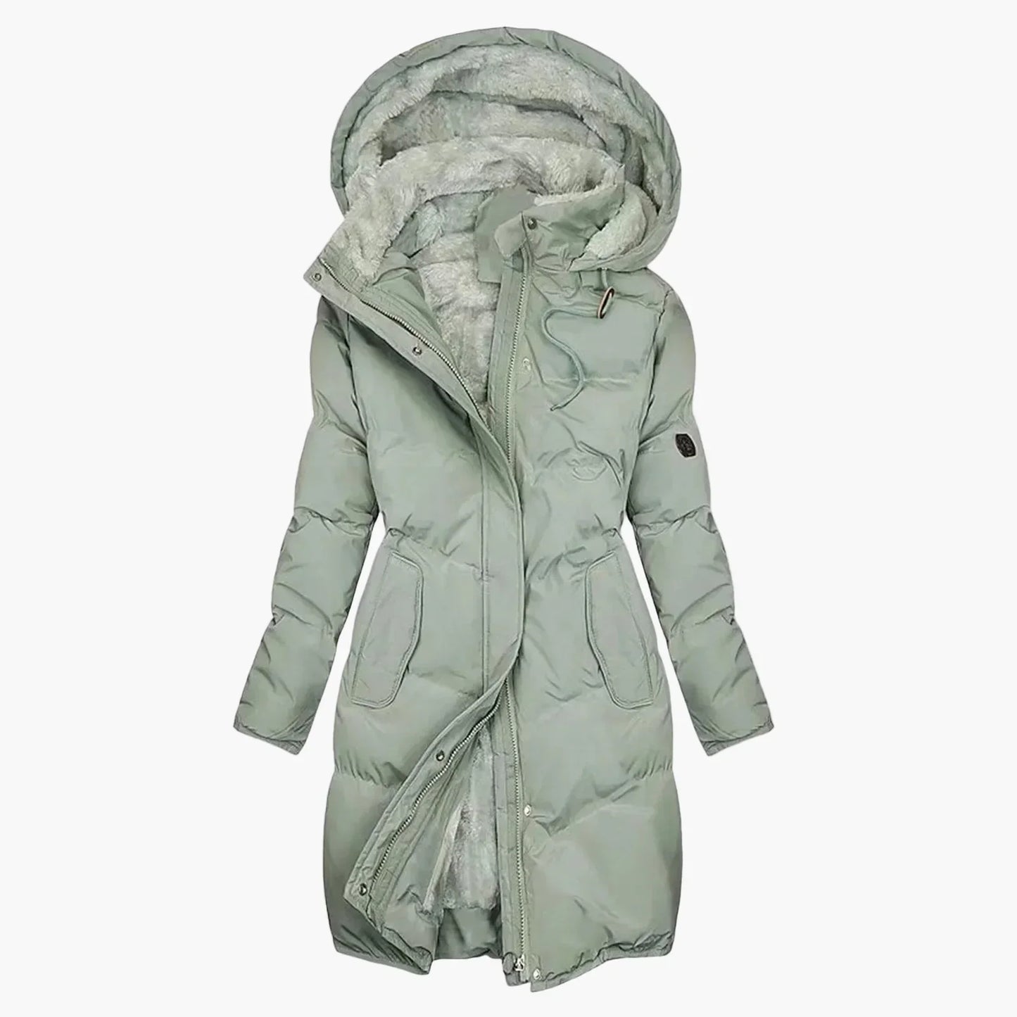 Women's Long Hooded Winter Coat Warm Padded