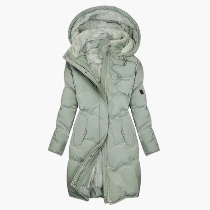 Women's Long Hooded Winter Coat Warm Padded