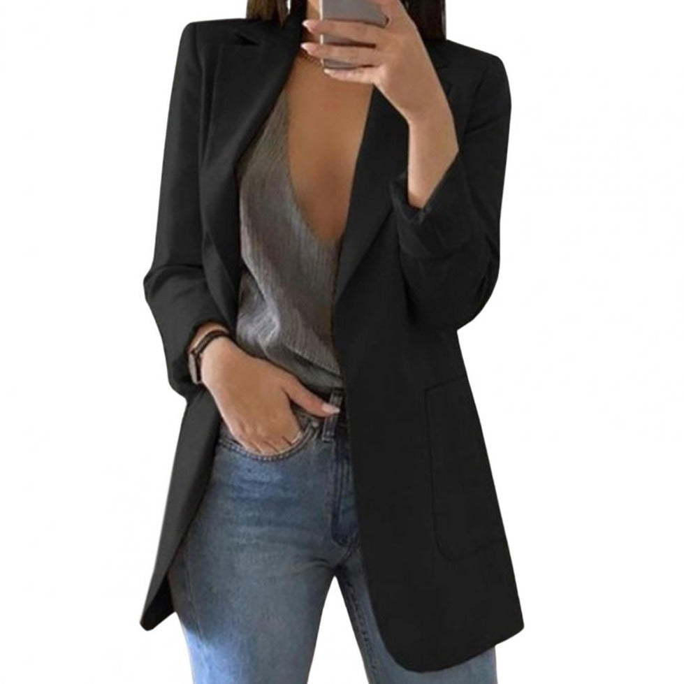 Elegante Blazer Damen Formell Herbst - IdealeKleiden