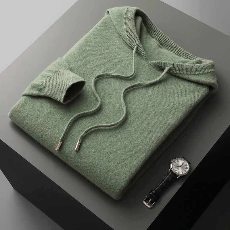 Warm Wool Hoodie Comfortable Cozy