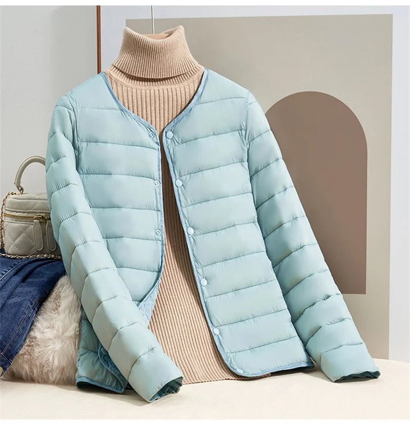 Lightweight Women's Slim Fit Down Coat