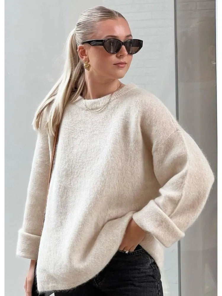 Large Knit Sweaters Oversized Women's Scarf