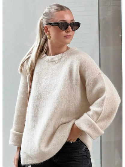 Large Knit Sweaters Oversized Women's Scarf