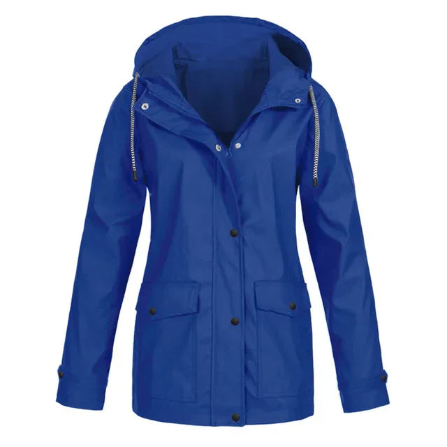 Waterproof Raincoat Women Hooded