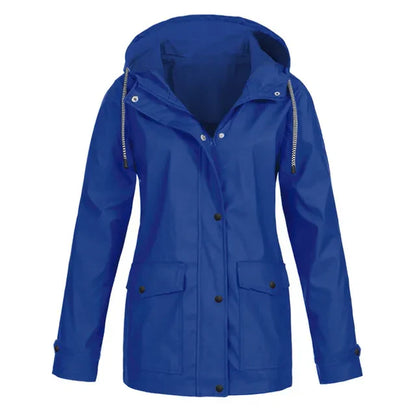 Waterproof Raincoat Women Hooded