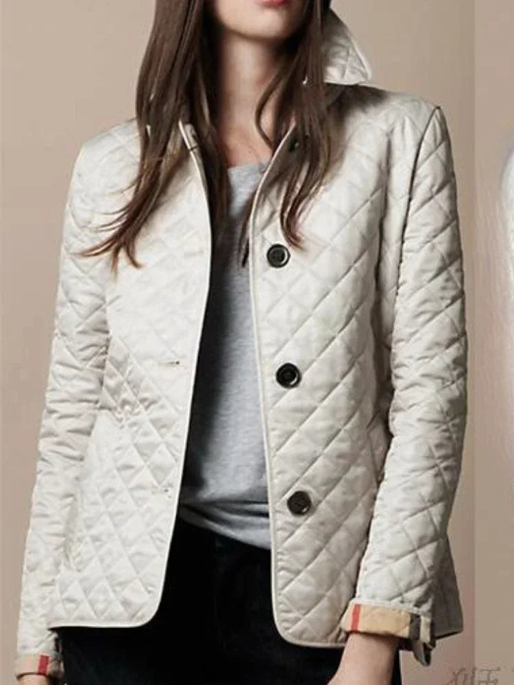 Elegante Winterjacke Diamant Steppung