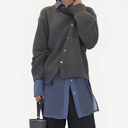 Stilvolle Überziehstrickjacke Damen Bequem