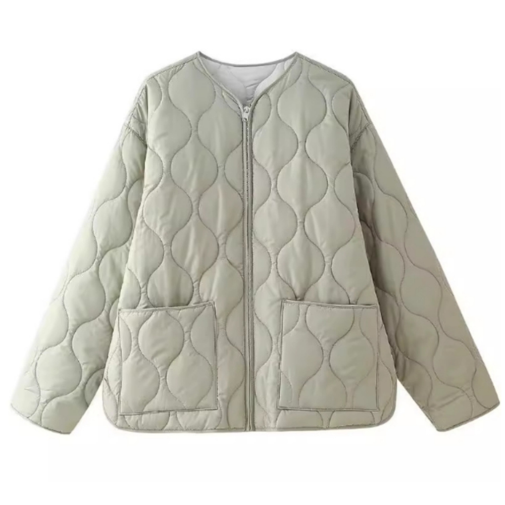 Stylish Women's Jacket with Rhinestones