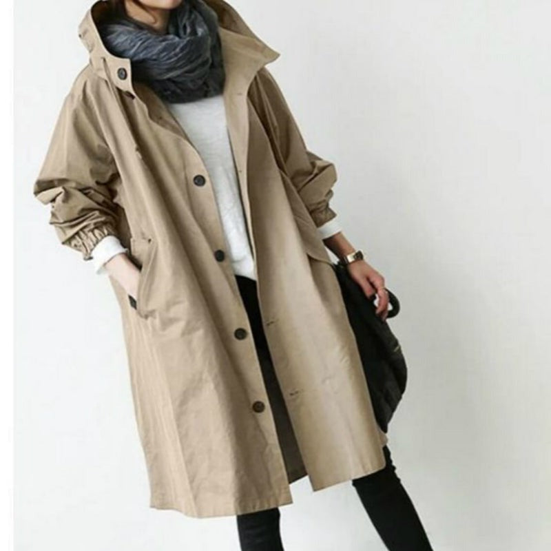Eleganter Damen Trenchcoat Classic - IdealeKleiden