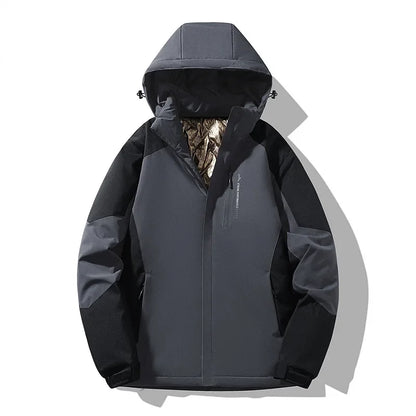Frauen Skijacke Colorblock Warm Winter