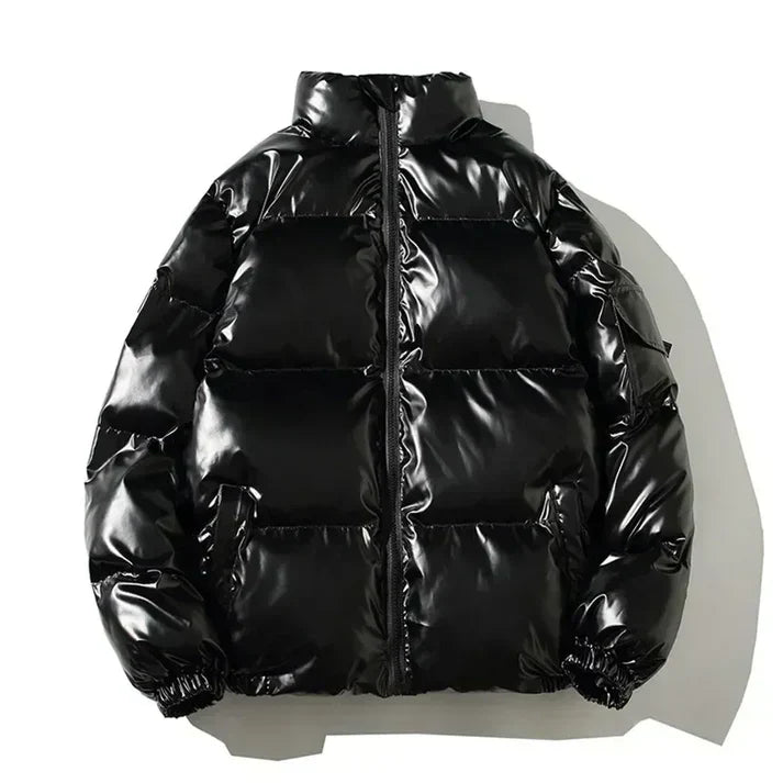Wattierte Winterjacke Herren Warm Isoliert Pufferjacke