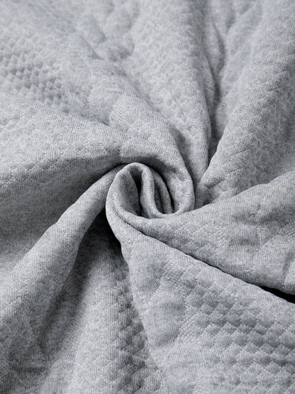Lässiger Strickpullover mit Stehkragen und Patches - IdealeKleiden