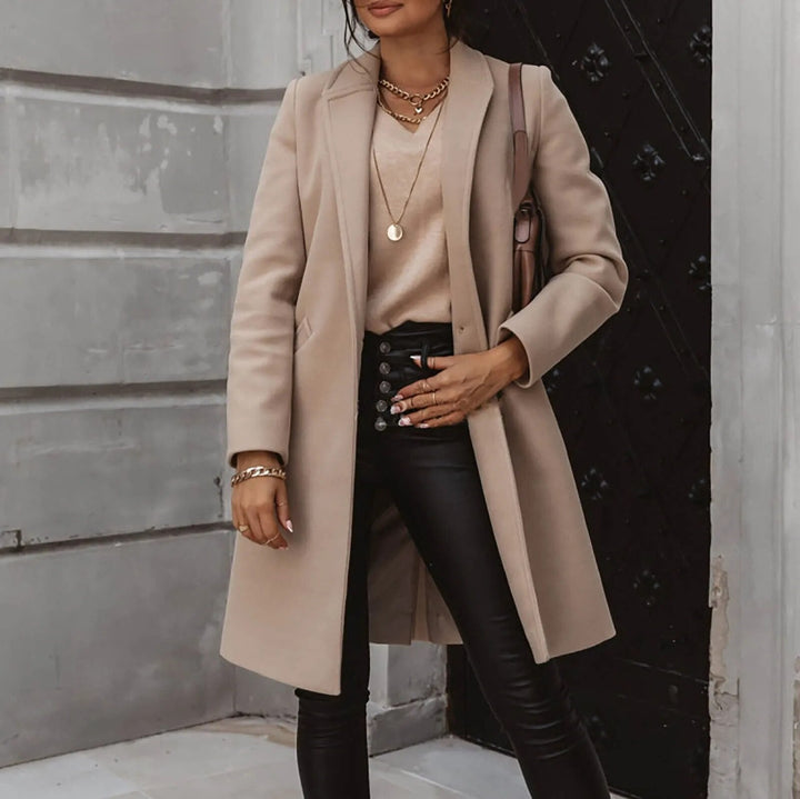 Tailored Wool Coat Elegant Classic