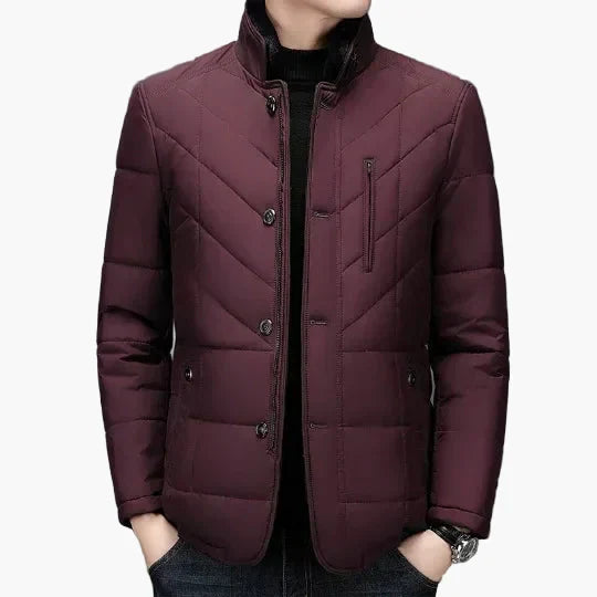 Elegant Quilted Jacket Modern Parka Style