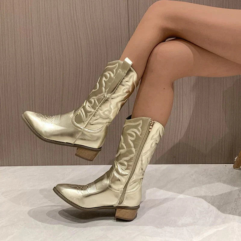 Shiny Women's Western Boots