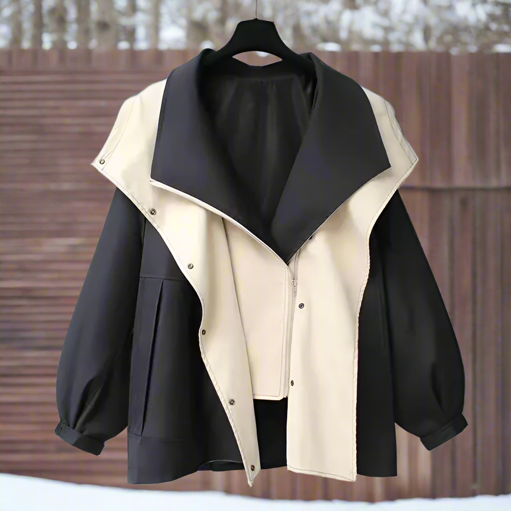 Comfortable Cotton Jacket Casually Draped