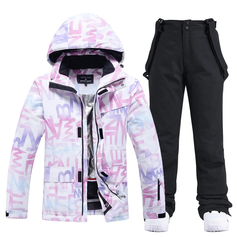 Women's Warm Two-Piece Ski Suit