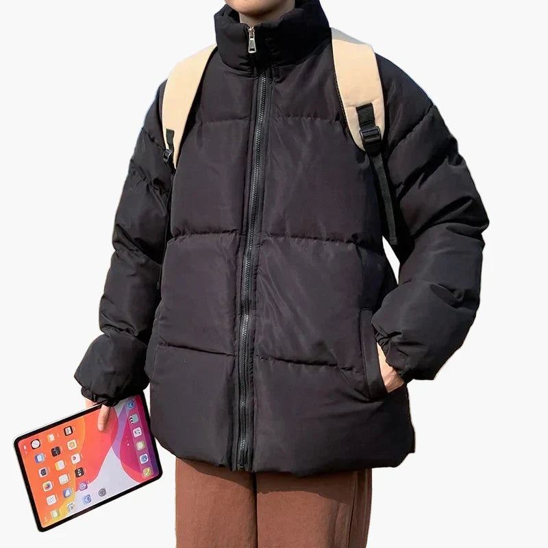 Winter Quilted Jacket Streetwear Style