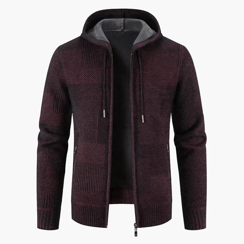 Cardigan with Hood - Warm Winter Jacket for Women