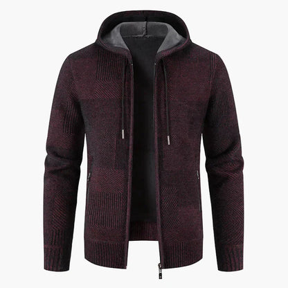 Cardigan with Hood - Warm Winter Jacket for Women