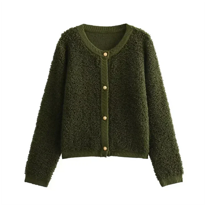 Oversized Teddy Coat Soft Collarless