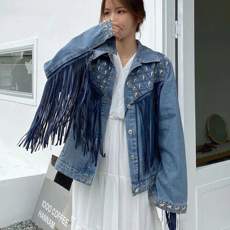 Stylish Women's Jacket Windswept Design