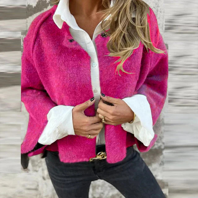 Fashionable Short Jacket Elegant Buttons