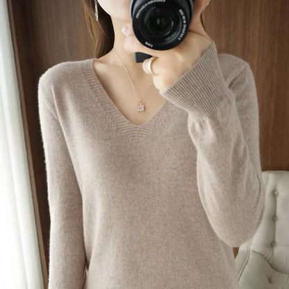 Comfortable V-Neck Sweater for Women