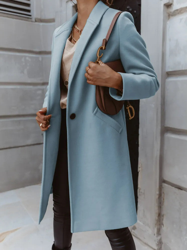 Tailored Wool Coat Elegant Classic