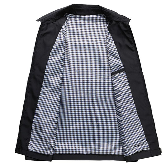 Leichte Herrenjacke Slim Fit - IdealeKleiden