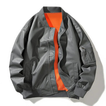 Vegan Bomber Jacket Elegant Design