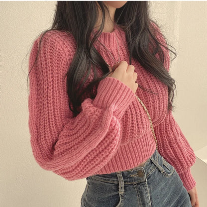 Elegant Women's Long Sleeve Winter Sweater