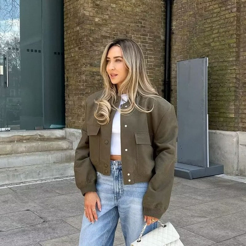 Stylish Modern Bomber Jacket for Women