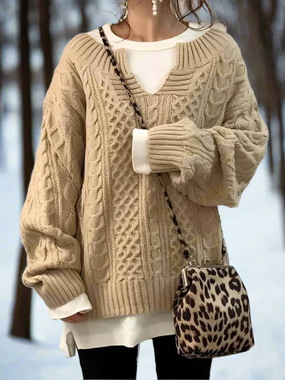 Knitted Sweater Oversized Soft and Warm Comfort Fit