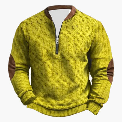 Outdoor Long-Sleeve Pullover Stand-Up Collar