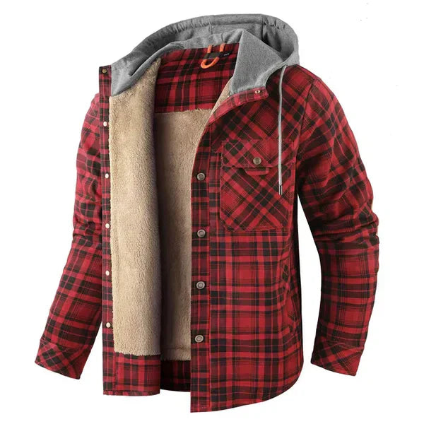 Gerald - Checked Flannel Jacket Warm