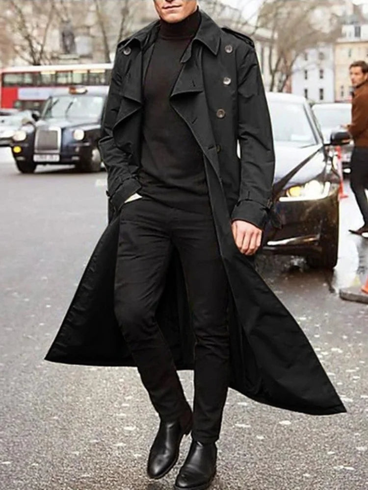 Men's Elegant Winter Trench Coat