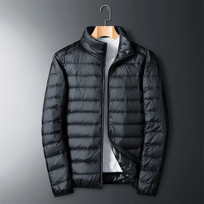 Men's Down Jacket Warm Insulated Stand-Up Collar