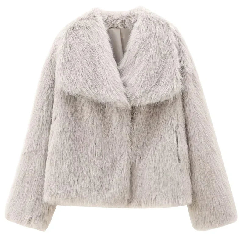 Elegant Women's Jacket Smoky Design