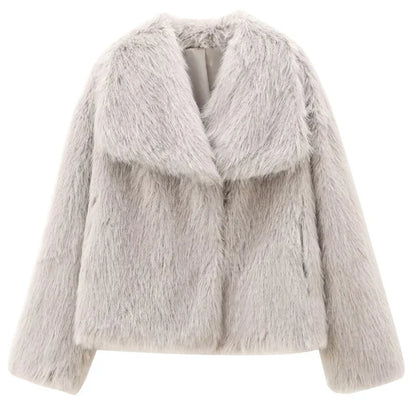 Elegant Women's Jacket Smoky Design
