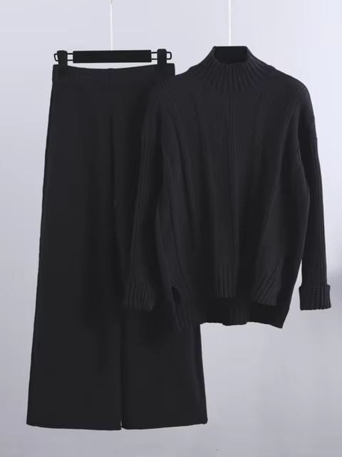 Fashionable Knit Dress Set for Women