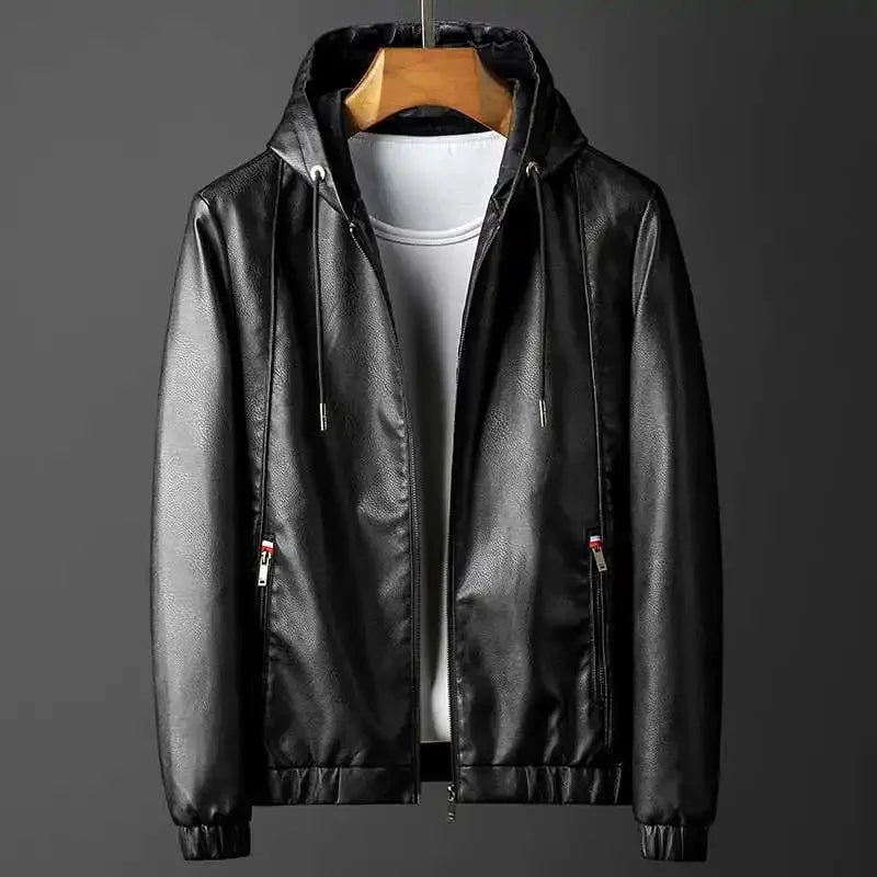 Winter jacket fur with hood elegant