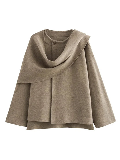 Stylish Asymmetrical Women's Coat