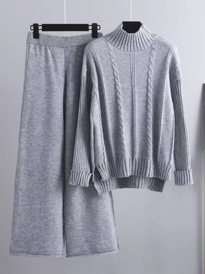 Fashionable Knit Dress Set for Women