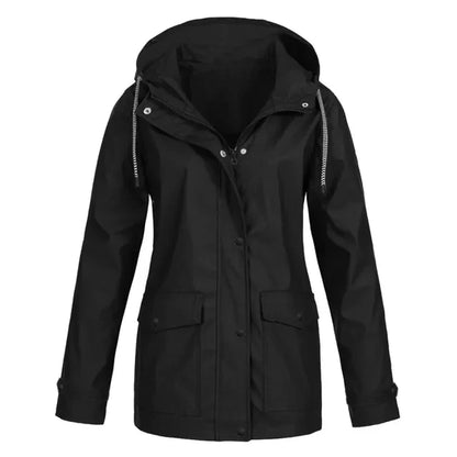 Waterproof Raincoat Women Hooded