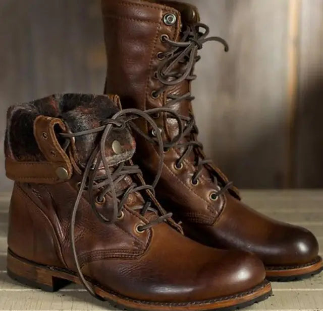Winterstiefel Damen Schnürstiefeletten