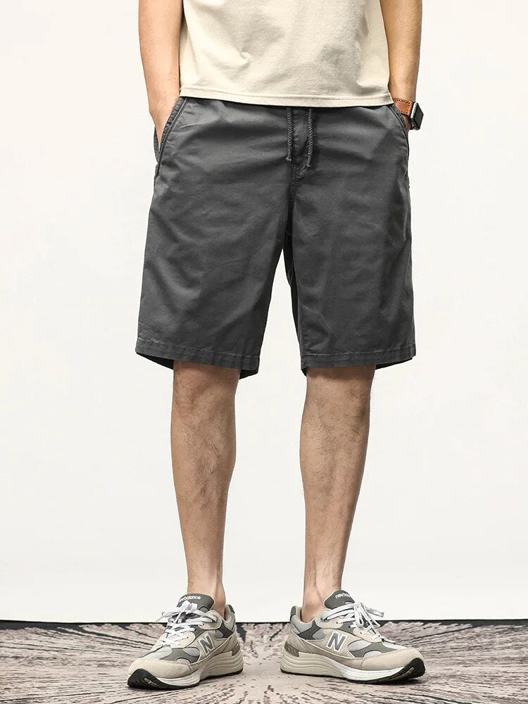 Men's Shorts Long Drawstring Casual Summer